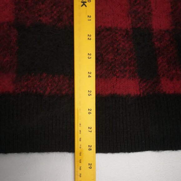 NWOT Ricki's Ladies Size Small Red & Black Check Straight Fit Open Cardigan - Picture 9 of 9